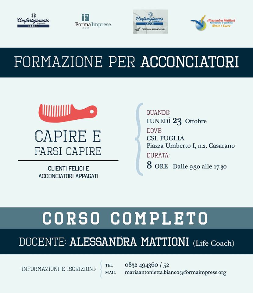 FORMAZIONE PER ACCONCIATORI