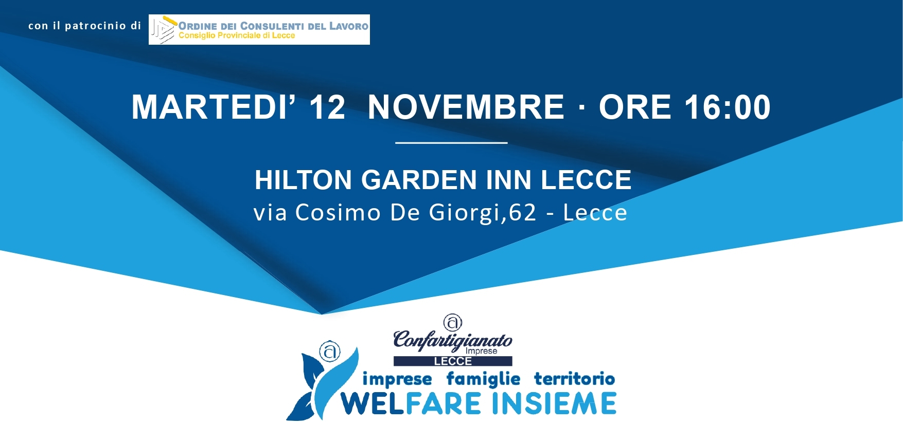 BANNER WELFARE INSIEME LECCE PATROCINI