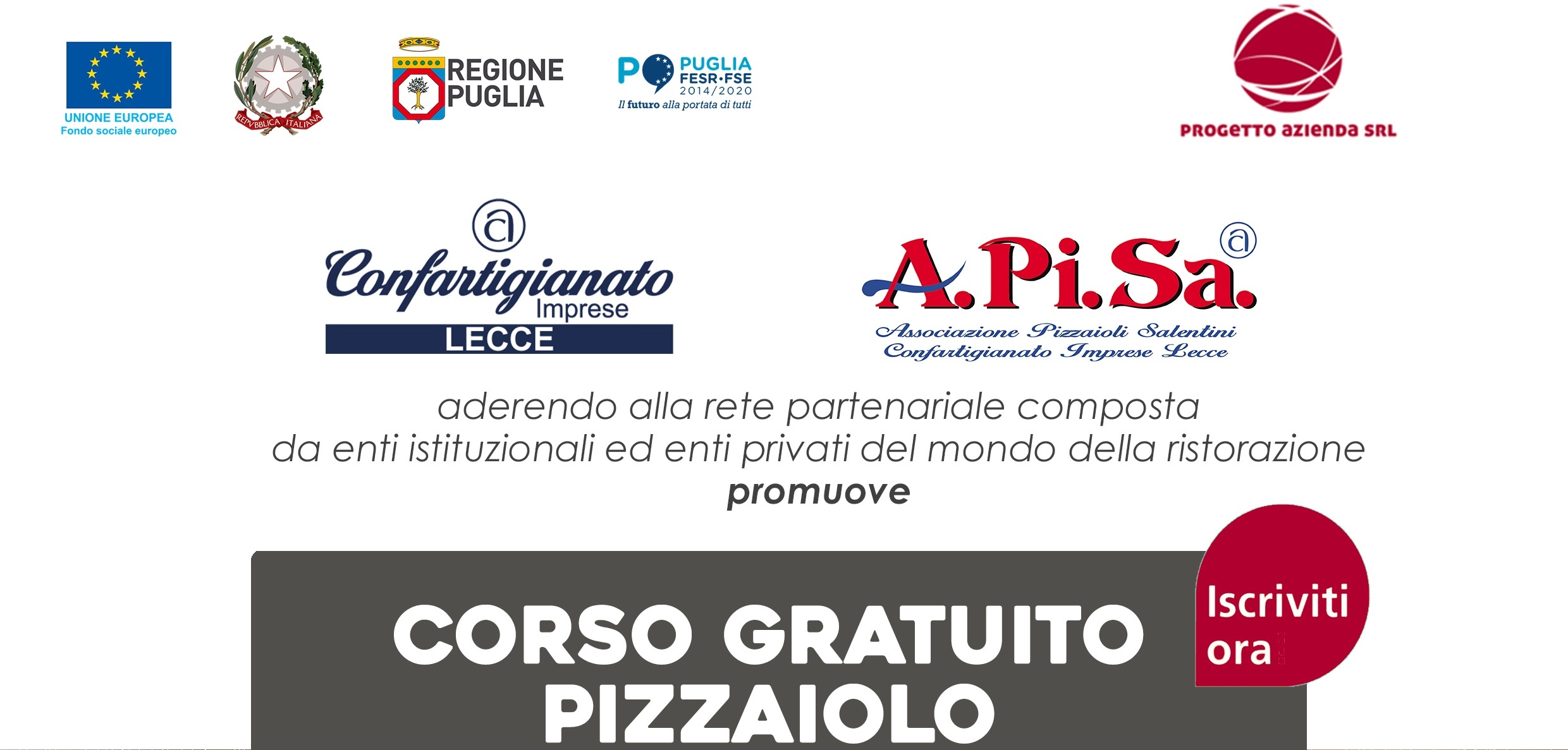 banner locandina corso pizzaiolo progetto azienda