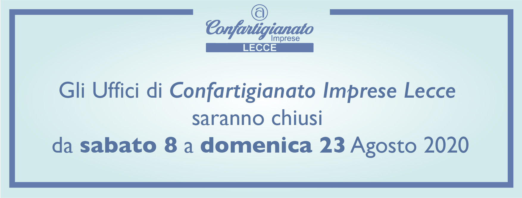 chiusura estiva 2020