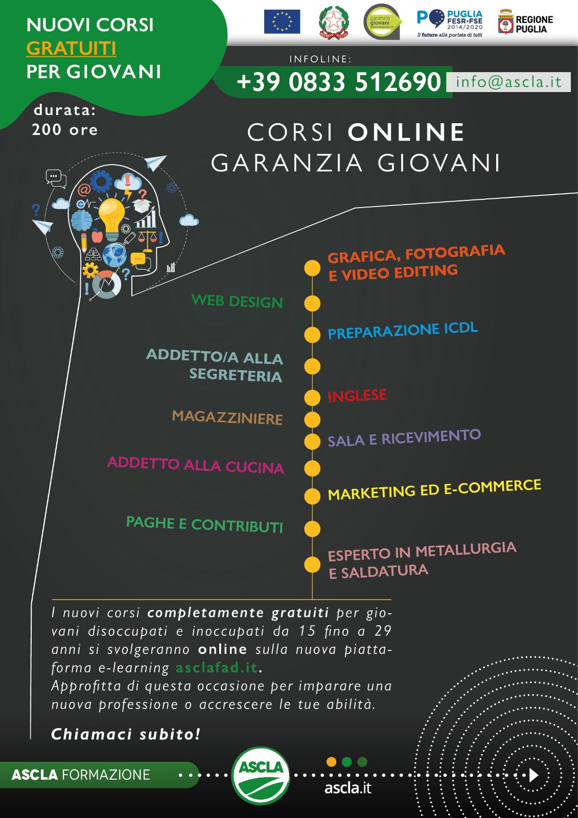 locandina corsi Garanzia Giovani