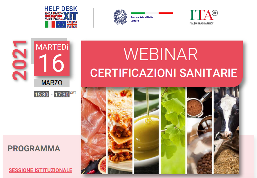 certificazioni sanitarie brexit