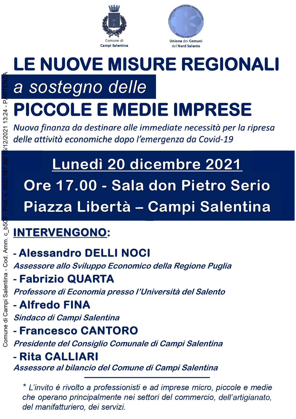 manifesto campi salentina